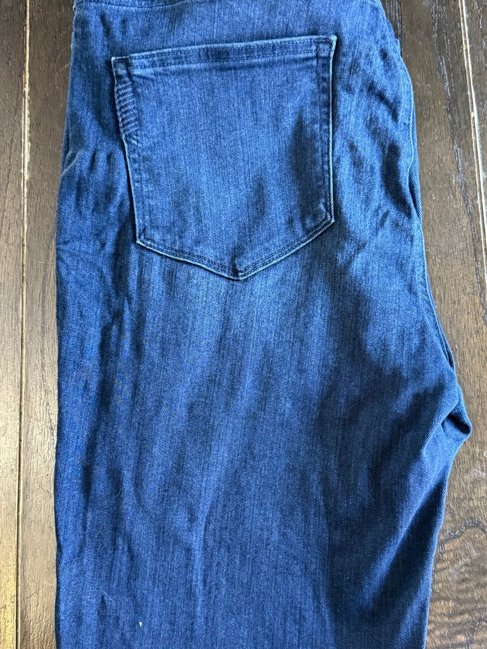PAIGE Hoxton Ankle Harla Dark Indigo High-Rise Skinny Jeans Size 32x29 - Picture 8 of 8